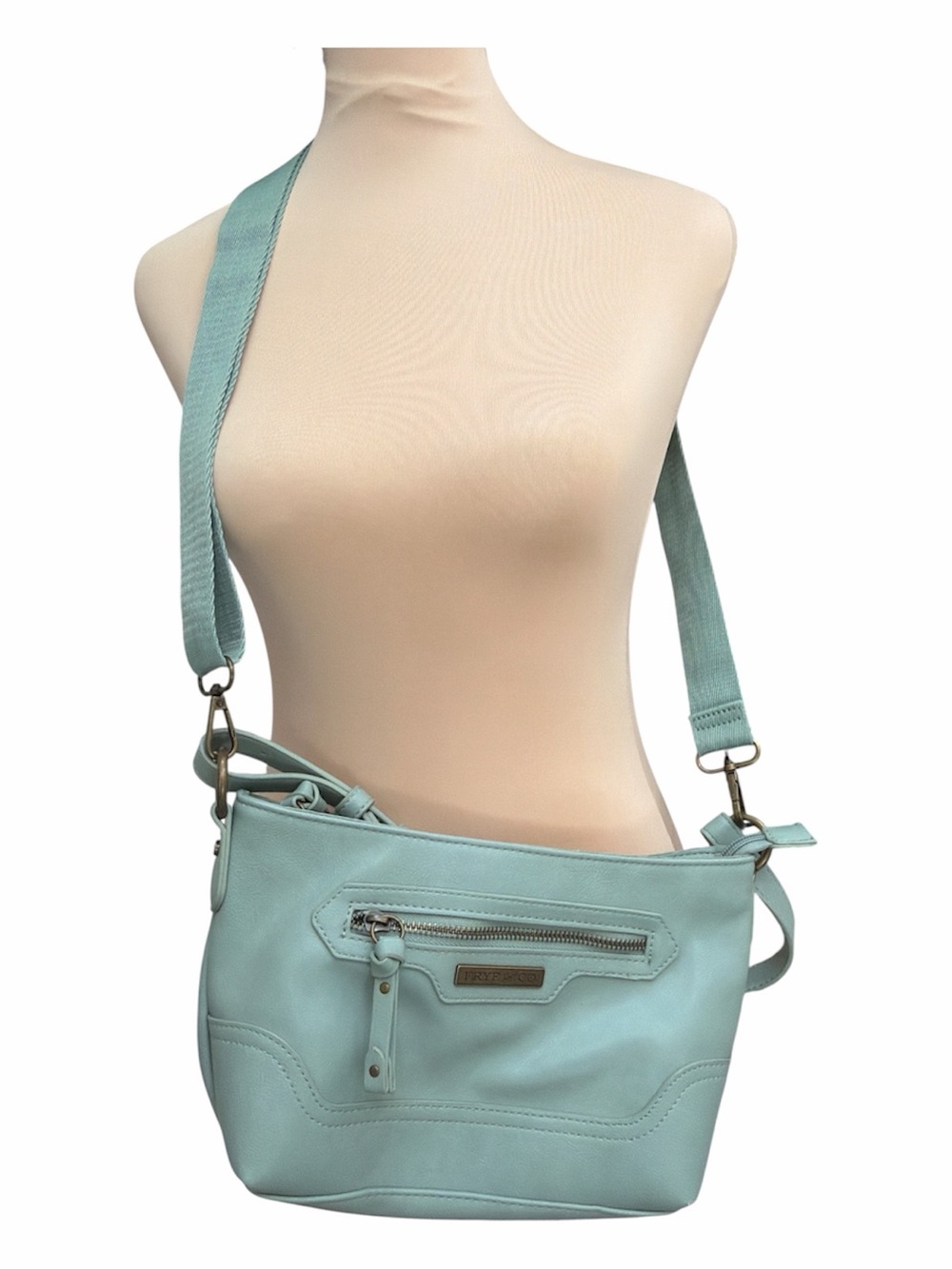 Light Green Crossbody/Shoulder Bag - Women